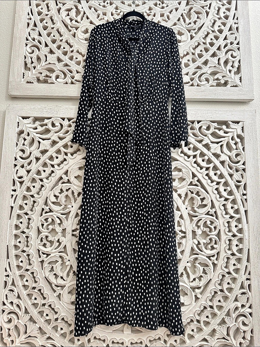 BCBGMAXAZRIA Maxi Dress in Black & White